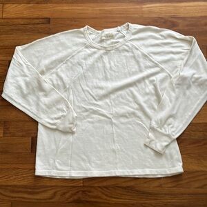Imogene and willie cream long sleeve tee